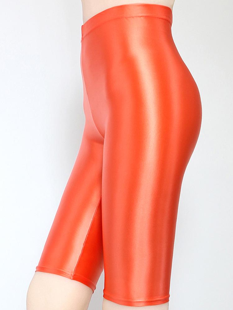 

Женские блестящие утягивающие леггинсы для йоги с высокой талией - Шелковистые, эластичные, бриджи для спортзала XXL