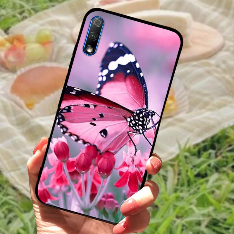 For Honor 9X Case Cover Honor9X China Silicone Soft Marble Black Bumper Funda Coque for Huawei Honor 9X Pro Full Protective