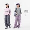 ZUOXI Girls' 2025/2026 Collection Outdoor Cargo Parachute Pants