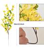 Yellow Silk Forsythia Stems Artificial Forsythia Branches Fake Winter Jasmine Long Stem Spring Floral for Wreaths Home Decor
