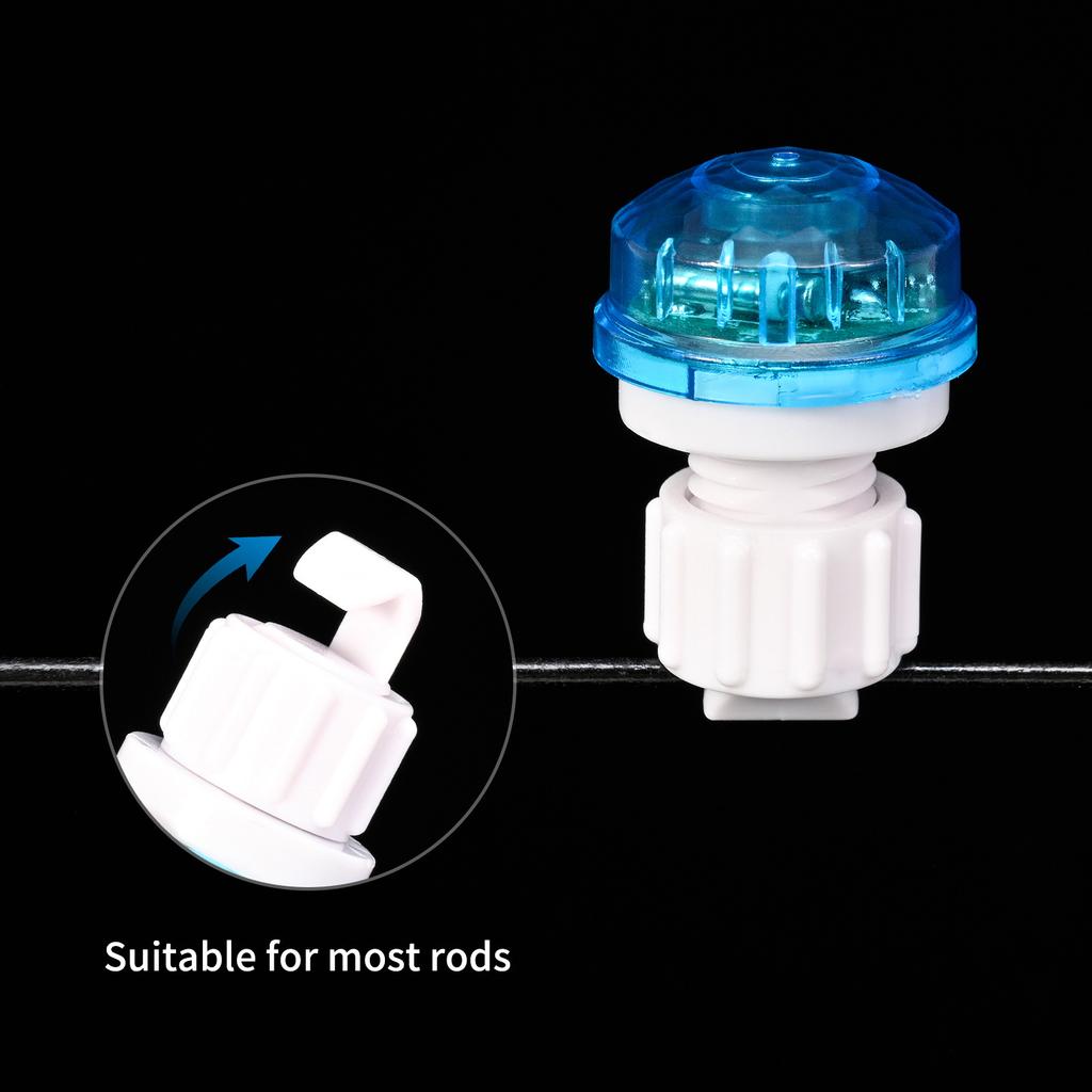 Fishing Bite Alarm Lamp Night Fishing Rod Tip Strike Sensor Alert Light Fishing Electronic Bite Indicator LED Rod Lamp