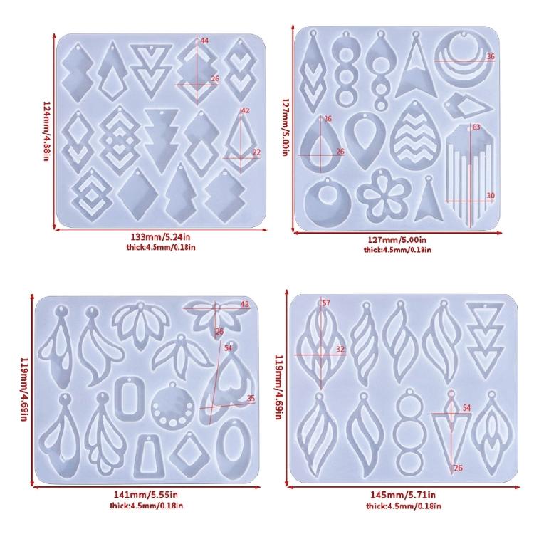Hollow Jewelry Molds Silicone Material Perfect Gift for Jewelry Enthusiasts