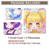 Girls Lying On Bed Digital Print Duvet Cover Set Comforter Cover Bedding Set No Filler Teen Dorm Bedroom Bedding