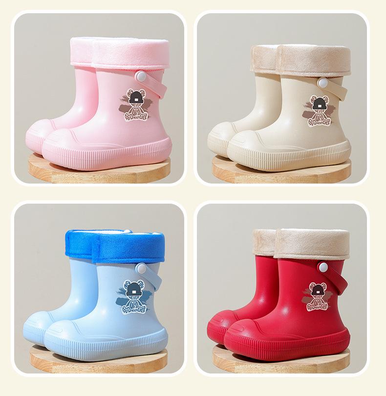 Dětské vodotěsné gumové holínky - Protiskluzové, vysoké provedení do školy