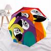 1pc Parrots, Macaws Automatic Open/Close Umbrella 8-Rib Strong Frame, Portable Travel Umbrella for Women & Men, Birthday Gift Parties 017