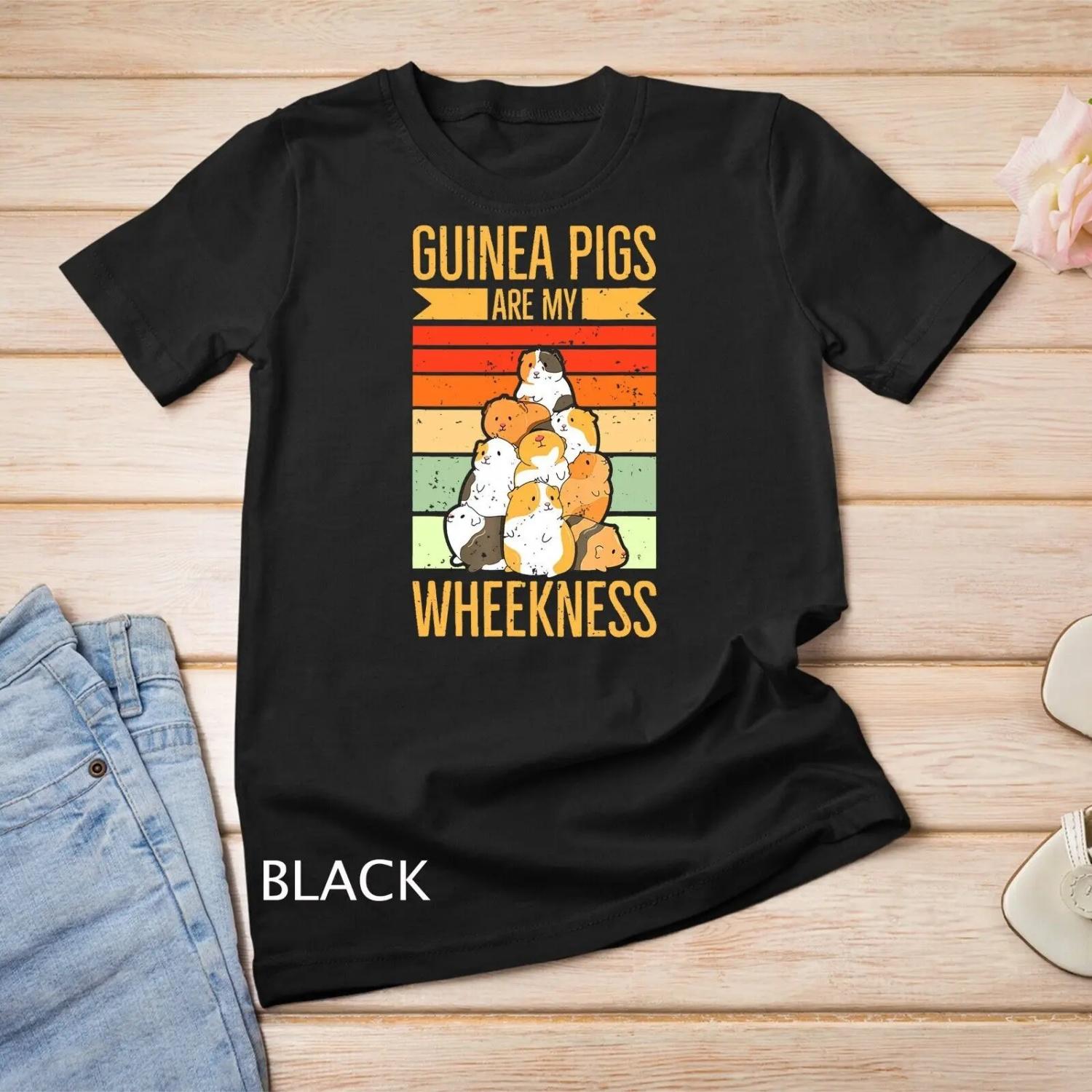 Guinea pigs are my wheekness Design for a Pig Lover T shirt S