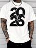 Unisex Summer Crew Neck Short Sleeve T Shirt 2026 Horse Head Letter Print Casual Loose Streetwear Fashion Daily Male Tops Outfit