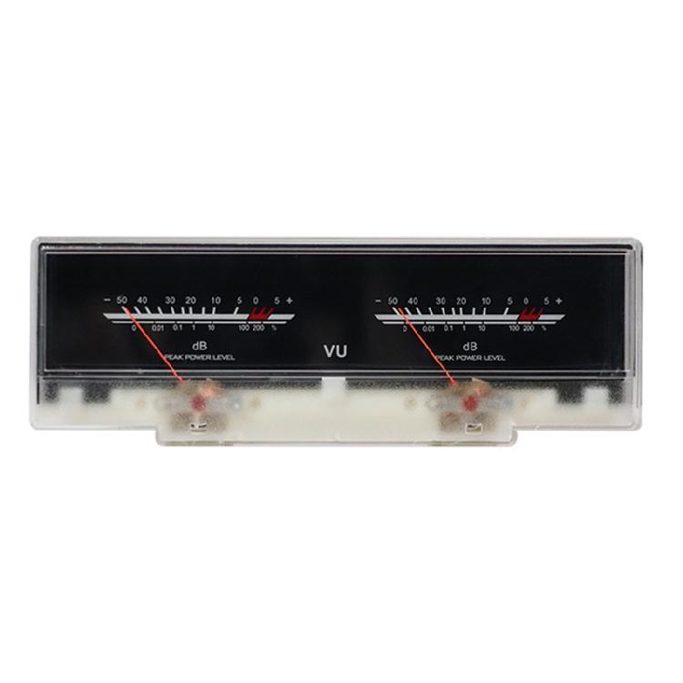 Accurate 2 Analog VU Meter Panel DB Sound Level Indicator for Amplifier Preamp