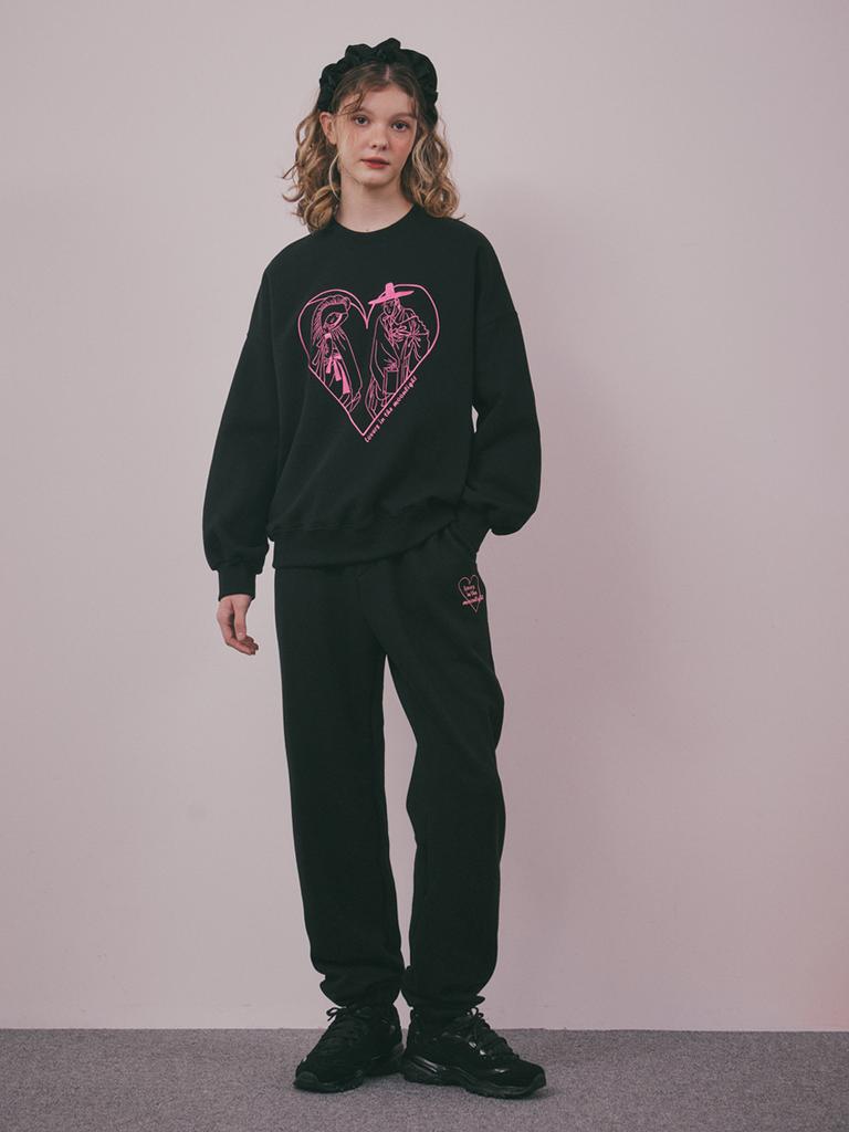 YUGADANG Wolhajeongin Fleece-Lined Sweatpants_Black /Fw/ Y3Swpt010Blk