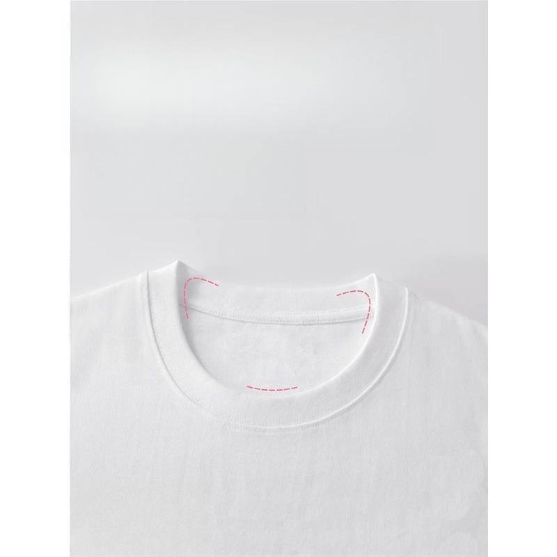 European Size Mens White T-Shirt | Funny Russian Saying, Casual Daily Streetwear, Crew Neck, Short Sleeve, Nontransparent Material, for All-Season