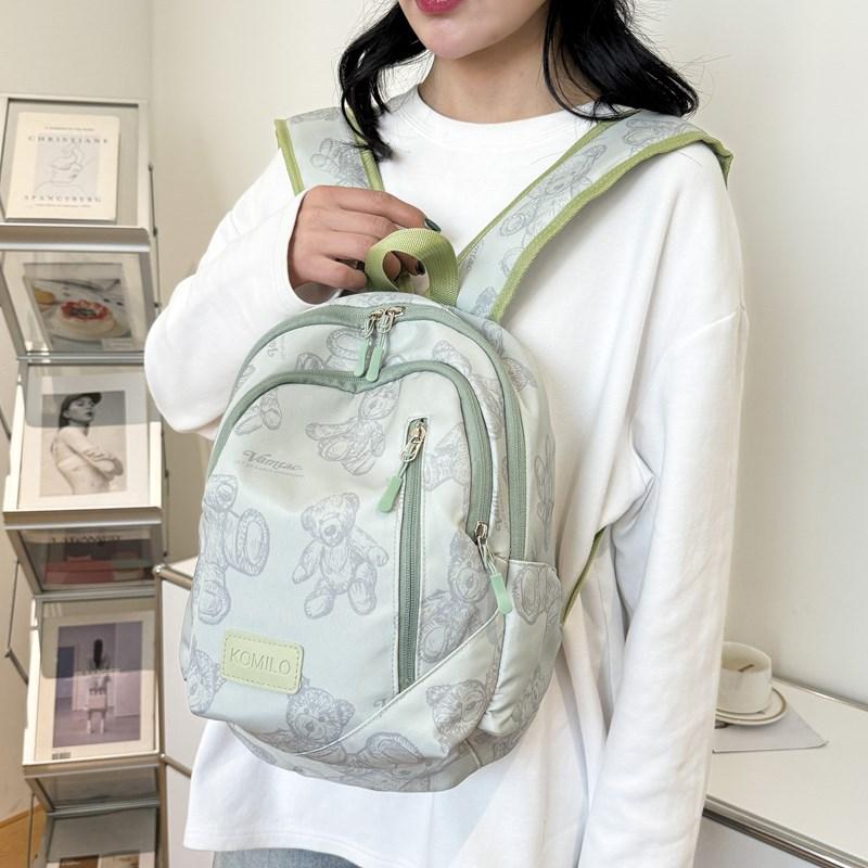 Schoolbag Backpack Girls Cute and Lightweight Campus Backpack High School Student High Value School Bag Daily Versatile Small Backpack