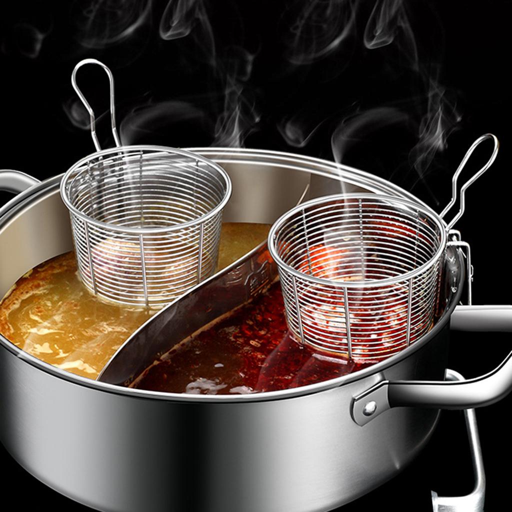 304 Stainless Steel Household Hot Pot Colander Dumpling Hook Fishing Spoon Fishing Noodles Cooking Noodles Spoon Filter