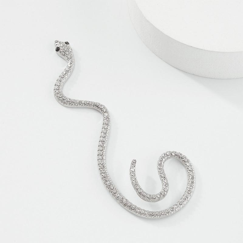 Creative Snake Earrings No Pierced Ear Cartilage Clip on Wrap Earrings Cartilage Earrings Jewerly for Prom Party