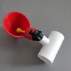 Abbeveratoio Automatico per Polli, Anatre e Quaglie: Set da 6 Pezzi con Bicchieri d'Acqua Spessi e Design a 3 Vie