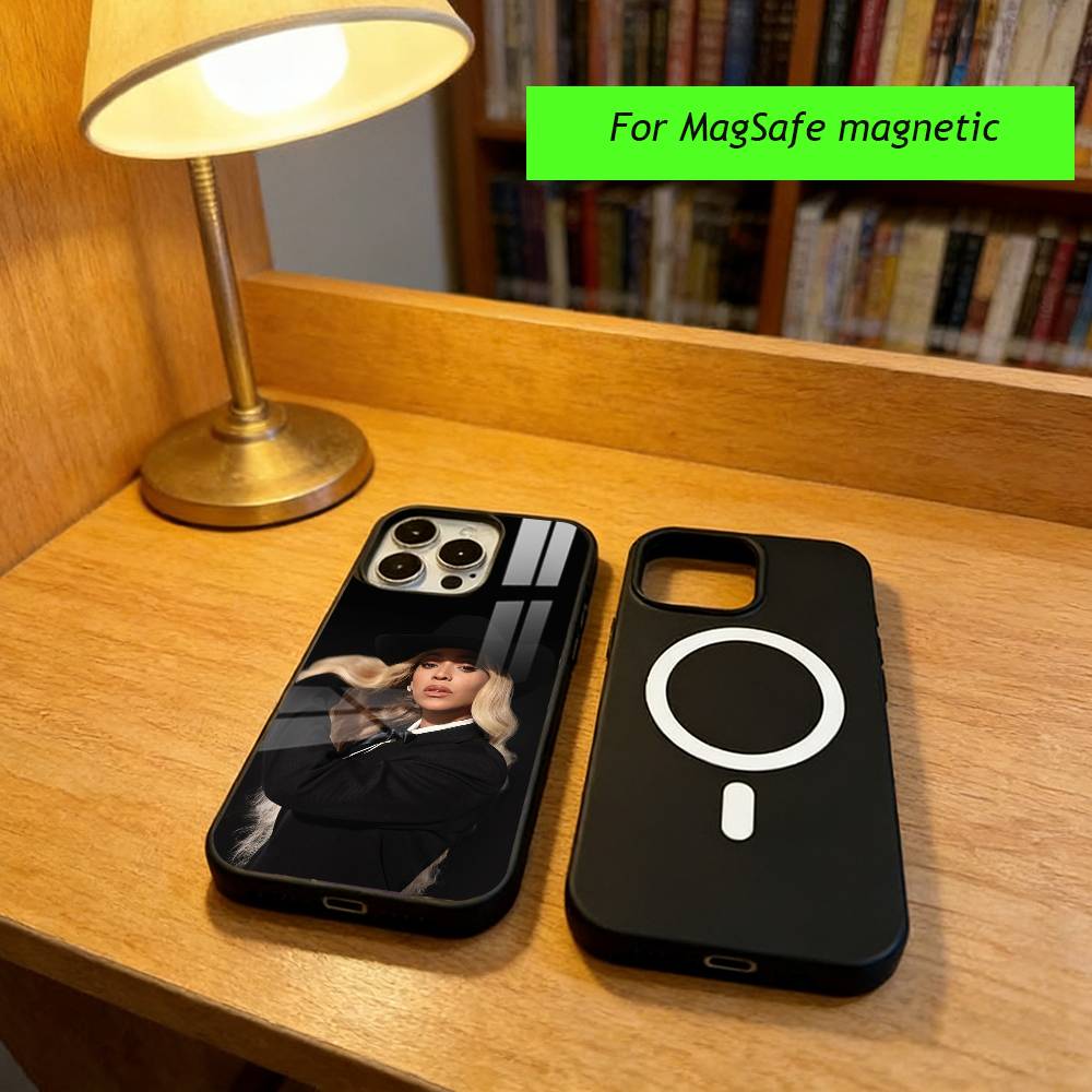 Singer B-BeyoncE Phone Case For iPhone17,16,15,14,13,12,11 Plus,Pro Magnetic with Magsafe Wireless Charging iPhone11
