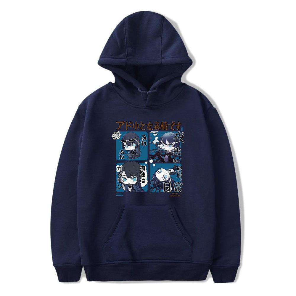 Ado Hoodies Women Men Fashion Streetwear Cartoon Printed Sweatshirts Unisex Pullover Autumn Sportswear Outfits