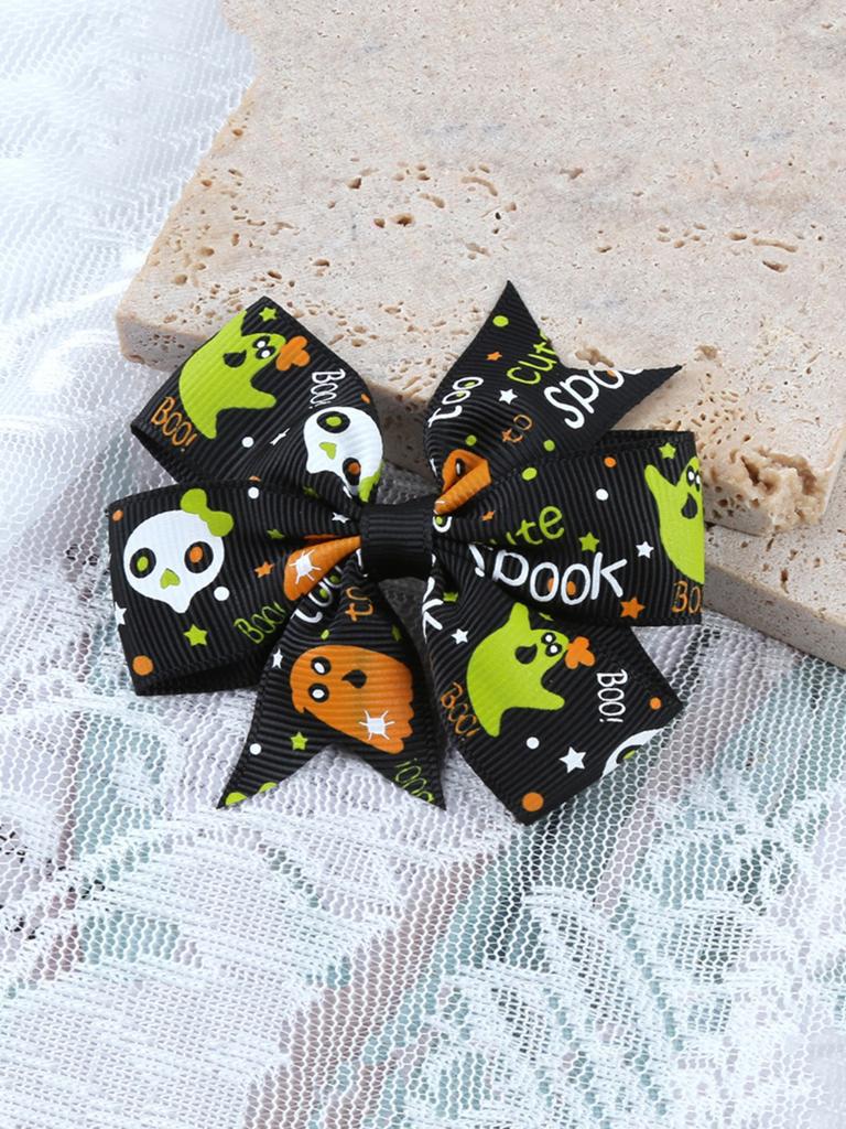 Halloween Party Fun Spider Pumpkin Hairpin Cartoon Black Cat Little Ghost Hairpin Girl Happy Halloween Dress Up Hairpin