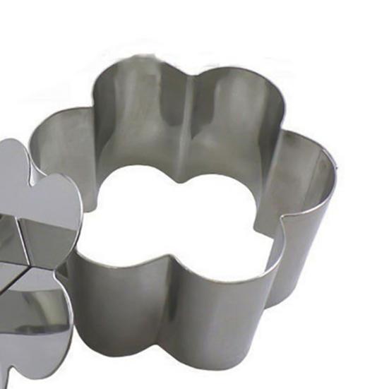 Tårtkniv i rostfritt stål Bakform Mini Fondant Mousse Form Kök DIY Verktyg