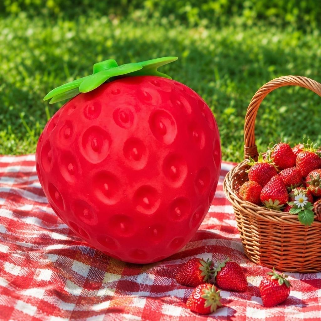 Strawberry Slow Rising PU Toy for Stress