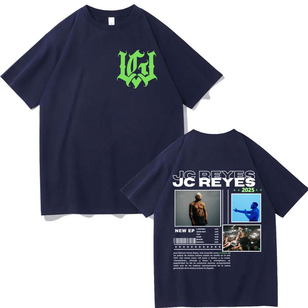 Rapper Jc Reyes Tour 2025 Merch T Shirt Unisex Unisex Harajuku Hip Hop Pop Music Tshirt Summer Fashion Casual Short Sleeve Tshirts
