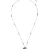 nff huge love key necklace-silver