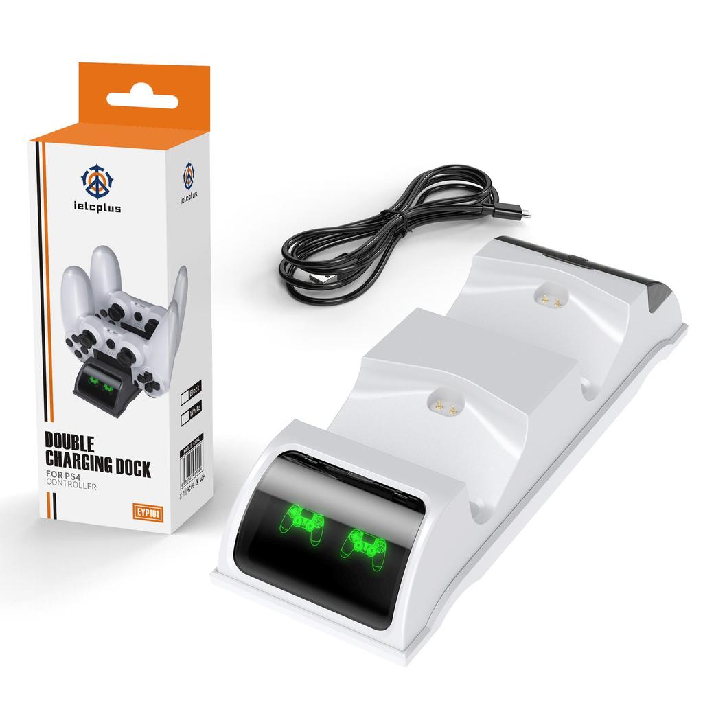PS4 Wireless Controller Charging Dock - Dual Base for PS4/PS4 Pro/Slim