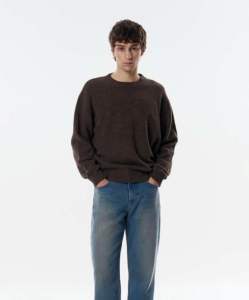 TAILDERN Auden Crew Neck Sweater Brown