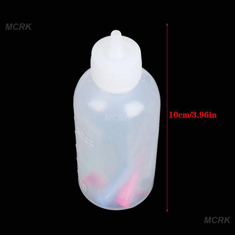 Jam Painting Squeeze Bottles with 7 Nozzles Cake Decor Baking Pastry 50ML Bottle Drawing Tools Jam Pot Cake Tools