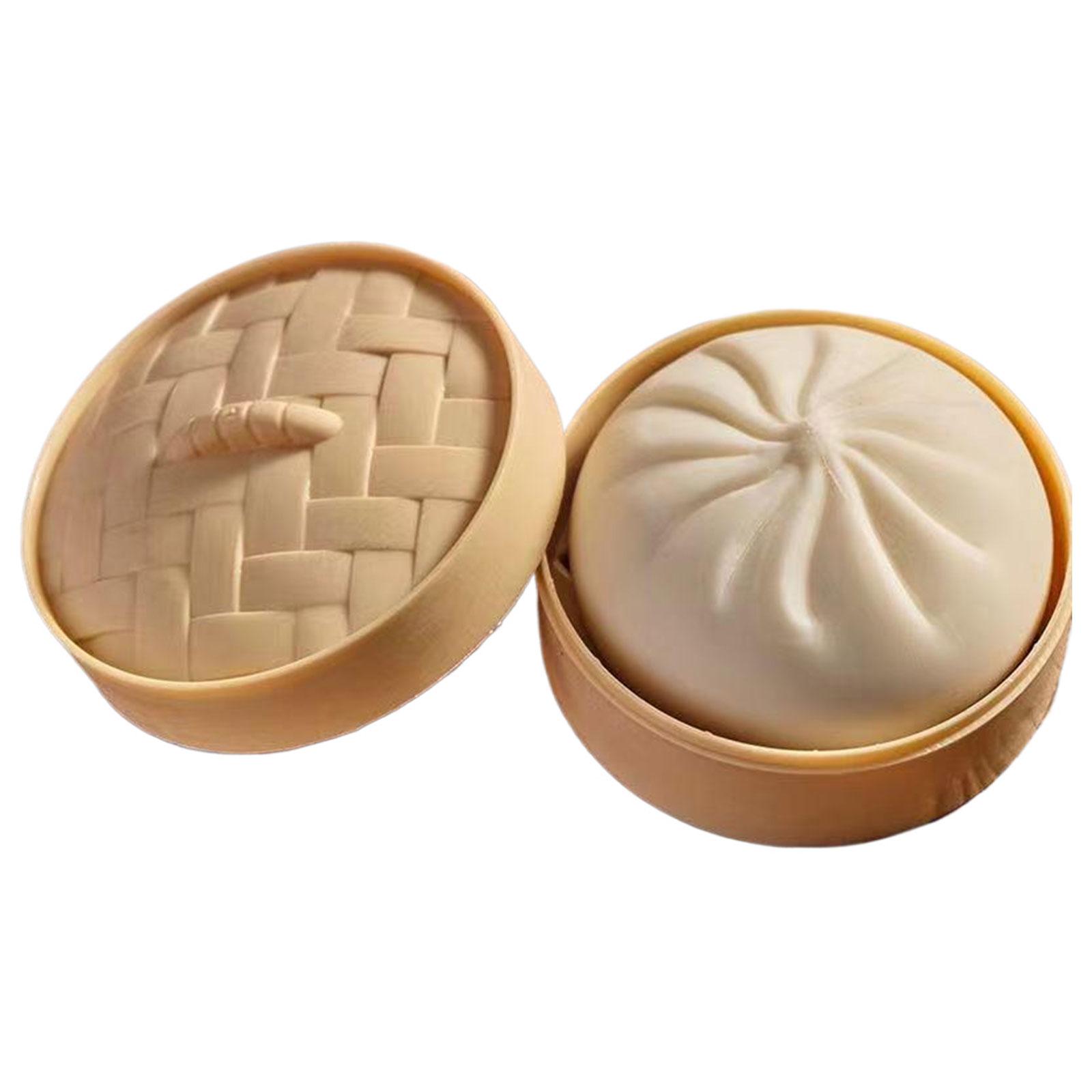 

Colorful Dumpling Squishes Stress Balls Slow Rebound Fidget Sensory Toys Creative Fake Bun Bao Steamer Squeeze Dough Ball Gifts