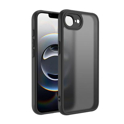 Luxusní průsvitný pancéřovaný kryt na telefon pro iPhone 11 12 13 14 15 16 Pro Max Plus 16E Matný nárazuvzdorný tvrdý měkký TPU+PC zadní kryt