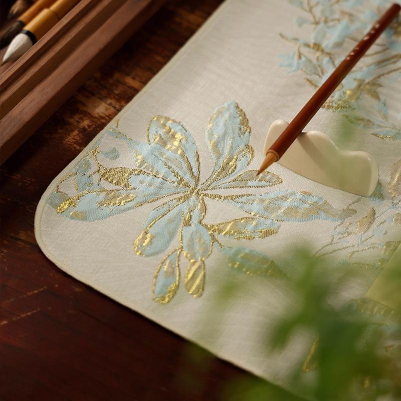 Calligraphy National Style Tea Tray Mat Tea Set Accessories Mat StudyBrush Double-sided Special Pad Felt Table Mat Painting Felt