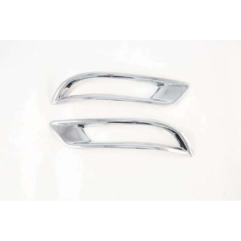 Chrome Rear Fog Light Lamp Cover Trim for - Honda CRV CR-V ABS 2PCS