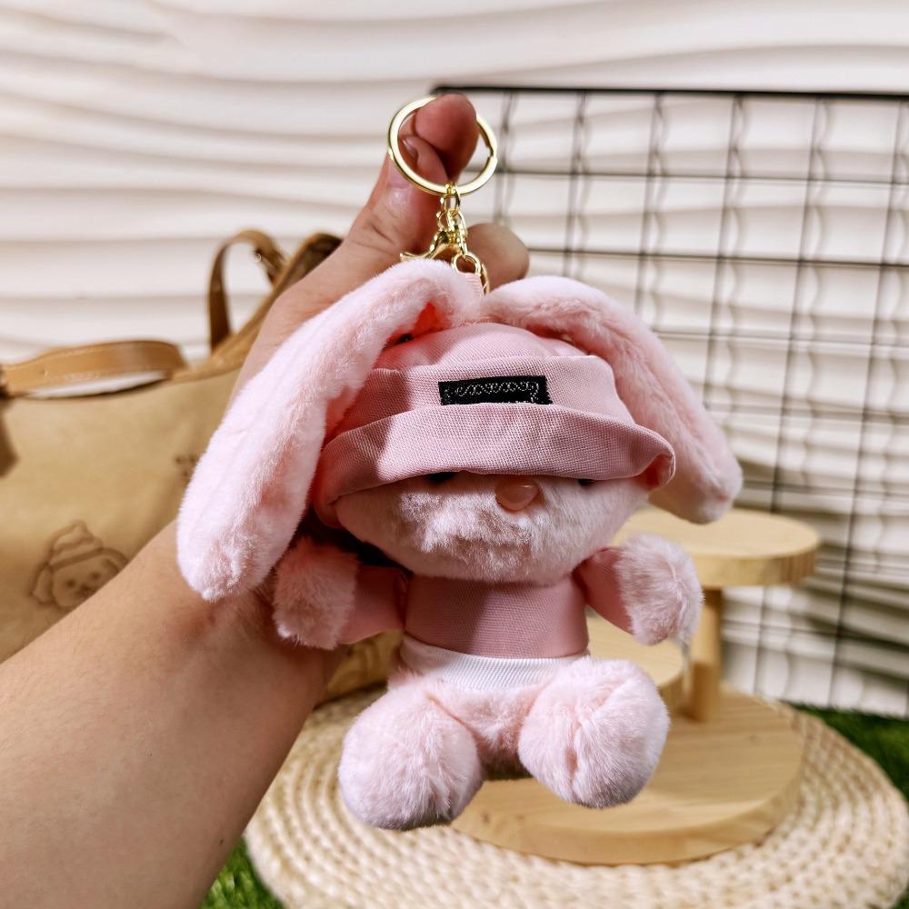 Kawaii Keychain Doll Cartoon Long Eared Rabbit Pendant Rabbit Plush Pendant Personal Collection