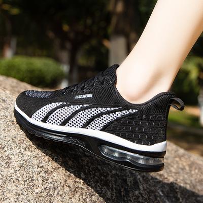 Fashion Women Running Shoes Ladies Breathable Sneakers Mesh Air Cushion Tennis Women's Sports Shoes Outdoor Lace Up Training Shoes