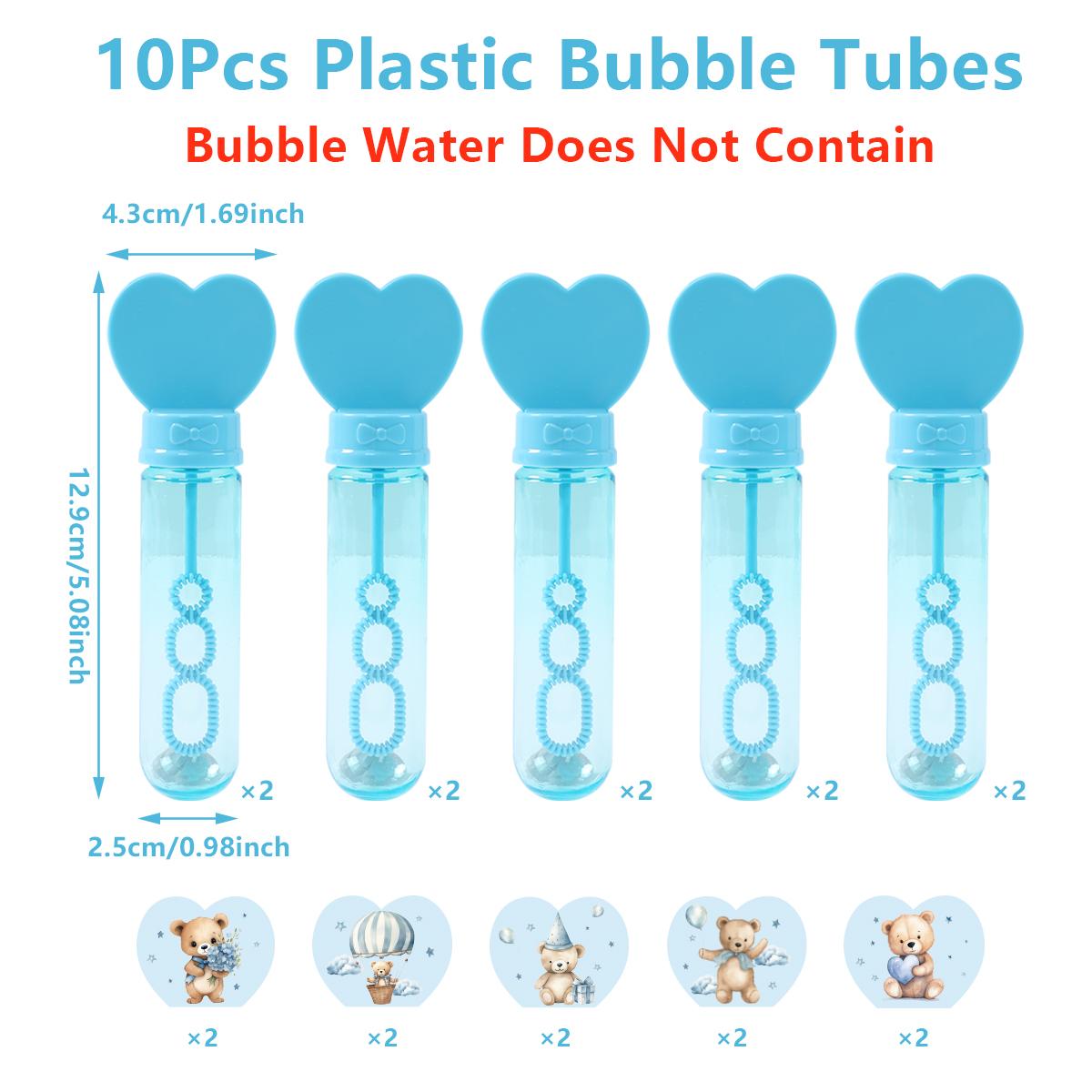 

10PCS White Love Yube Bubble Tube Soap Bottle Toys Wedding Gifts for Guests Kids Birthday Party Favors Baby Shower Decoration
