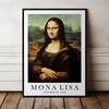 Plakat w ramce mona lisa da vinci