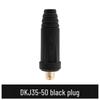 European Style Class A Welding Machine Plug & Socket with Thickened Brass DKJ10-25/35-50 Male-Female Coupler