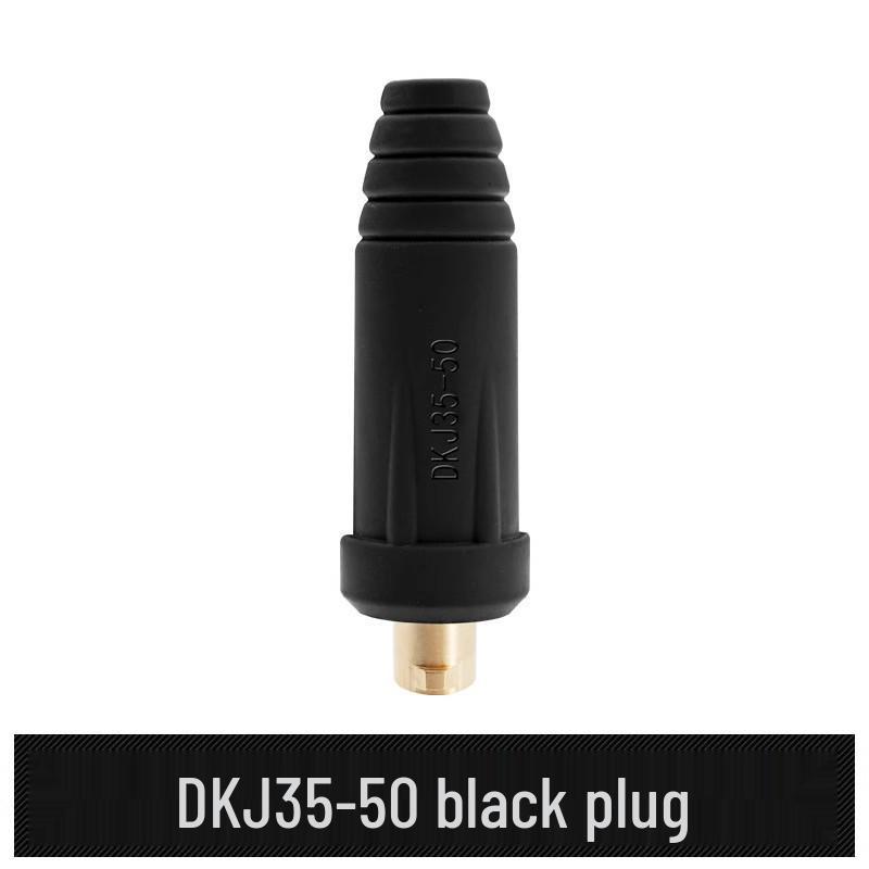 European Style Class A Welding Machine Plug & Socket with Thickened Brass DKJ10-25/35-50 Male-Female Coupler