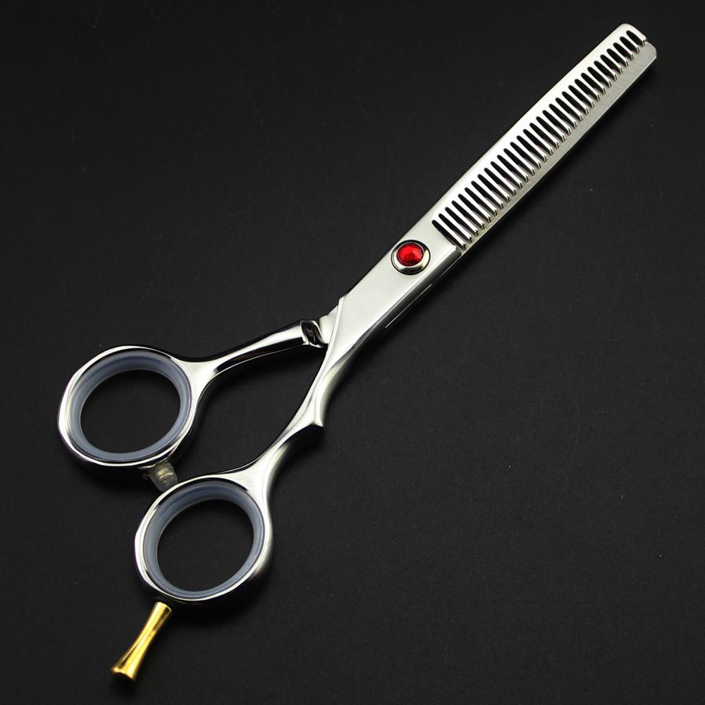 440C 5.5 Inch Silver Hair Scissors Haircut Thinning Barber Tools Cutting Shears Hairdressing Scissors