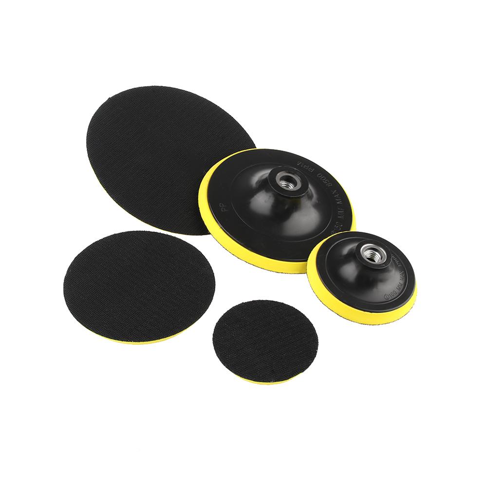 1 pz 3/4/5/6/7 pollici auto M14 piastra di supporto tampone gancio e anello lucidatura tampone dia.75,100,125,150,180mm utensili manuali