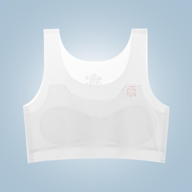 Girls Seamless Vest Style Developmental Training Bra For Teenage Adolescent Students