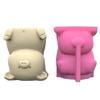 Succulent Plant Pots Silicone Mold Cat Panda Resin Mold DIY Animal Resin Mold