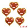 10pcs Wholesale Rugby Love Patches On Clothes Applique Diy Greet Towel Embroidery Iron On Patches For Clothing Sew Stickers 
