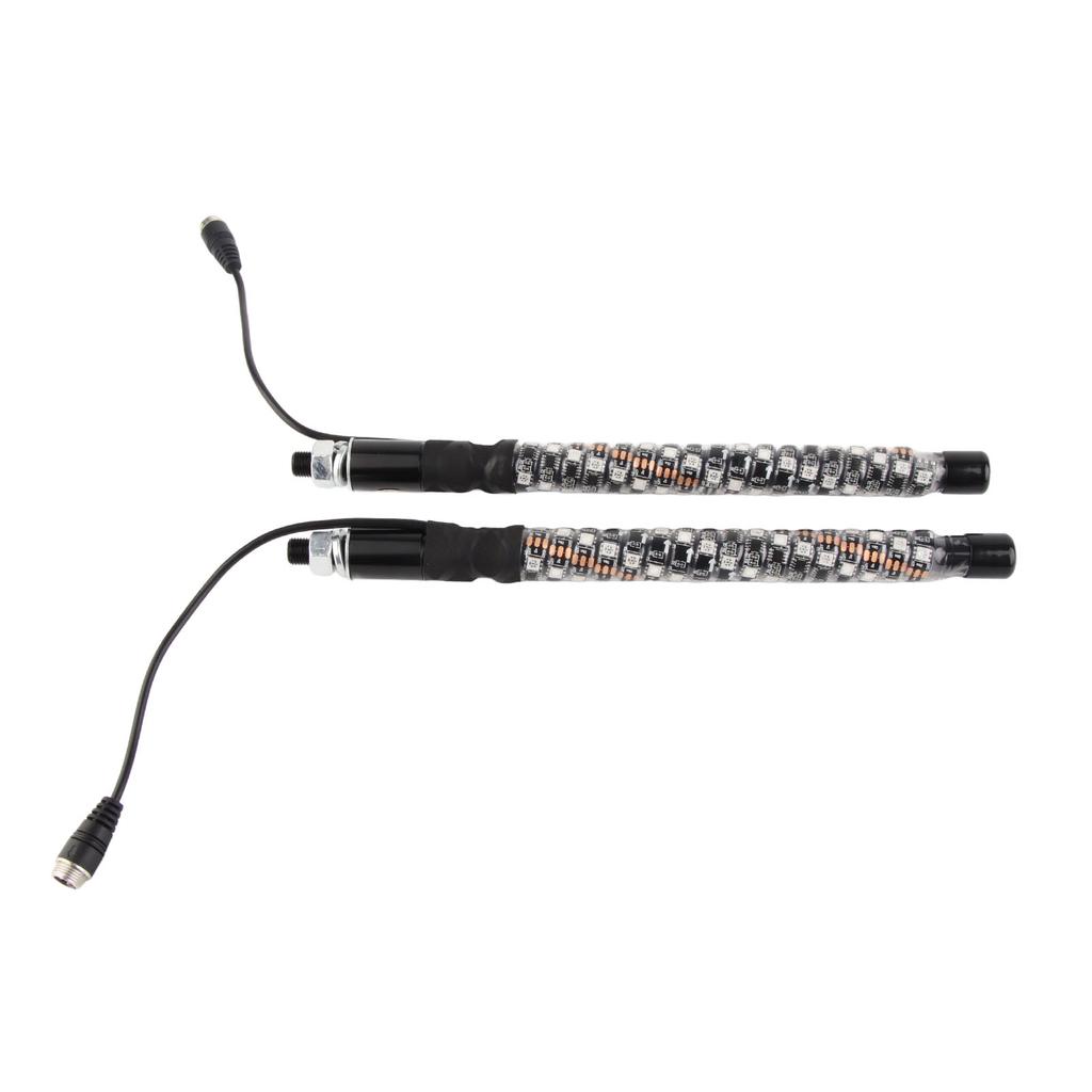 1ft LED Peitschenlichter 12V 20 Farben IP67 Wasserdicht Überlastschutz Fernbedienung Fahnenmast Antennenpeitschen Lampe