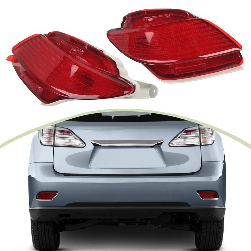 Car Rear Bumper Light Plastic Reflector Assembly Rear Fog Lamp Housing for RX350 Rx450h Base F Sport Sportdesign