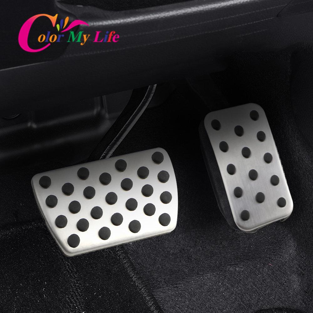 AT Stainless Steel Car Pedals Auto Pedal Cover for Honda Civic CRV Jade Accord Elysion Odyssey Parts