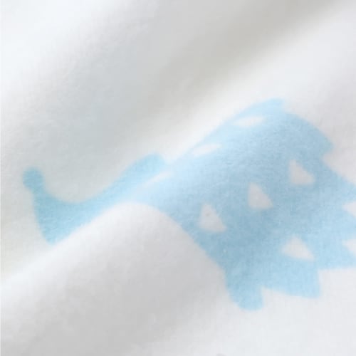 Nishikawa [nishikawa] Baby Cotton Blanket 85 X 115cm 100% Cotton Hedgehog Suitable for All Seasons Made In Japan Cream Wq51291002