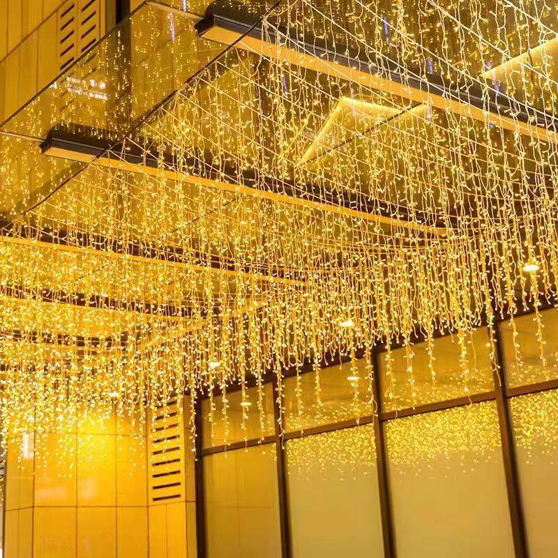 UOSU Meteor Shower Ice Strip Curtain Lights