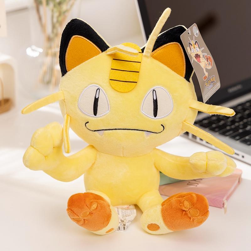 Genuine Pokemon Pikachu Stuffed Doll Cute Cartoon Anime Series Gengar Eevee Stuffed Doll Kawaii Toys Hobbies Kids Birthday Gift