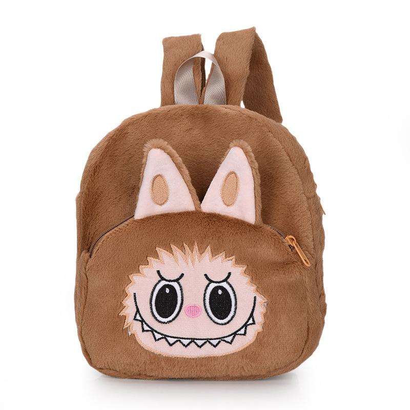 New children's backpack manufacturers wholesale large capacity fluffy backpack Rabub plush toys